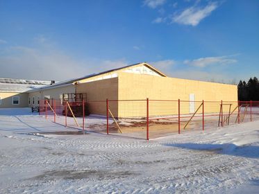 Expanding École Pierre-Chiasson image of the construction of an addition to a school
