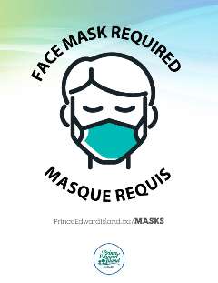 face masks required poster