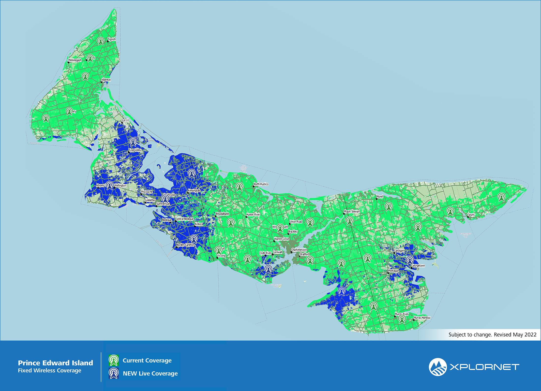 Island coverage broadband map