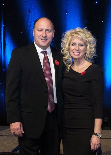 Innovation PEI Board member Jennifer Evans and husband Lee Drake Innovation PEI Board member Jennifer Evans stands with her husband Lee Drake