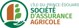la Société d’assurance agricole de l’Île-du-Prince-Édouard with hands and plant image