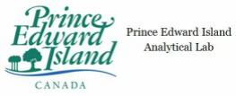 Provincial logo with PEI Analytic Lab