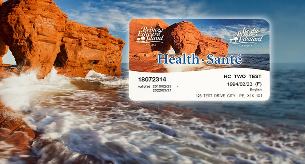 Image of PEI Health Card