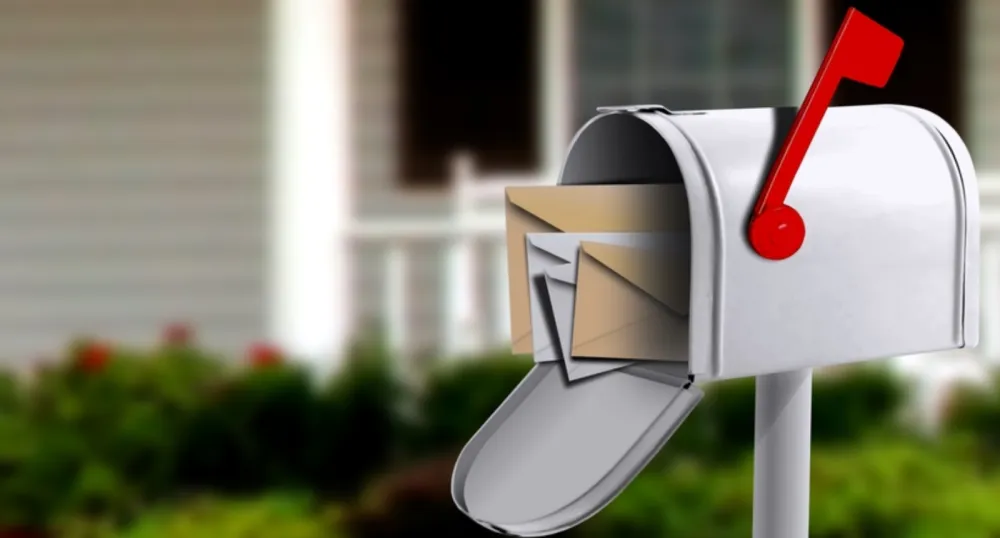 Mailbox with envelopes