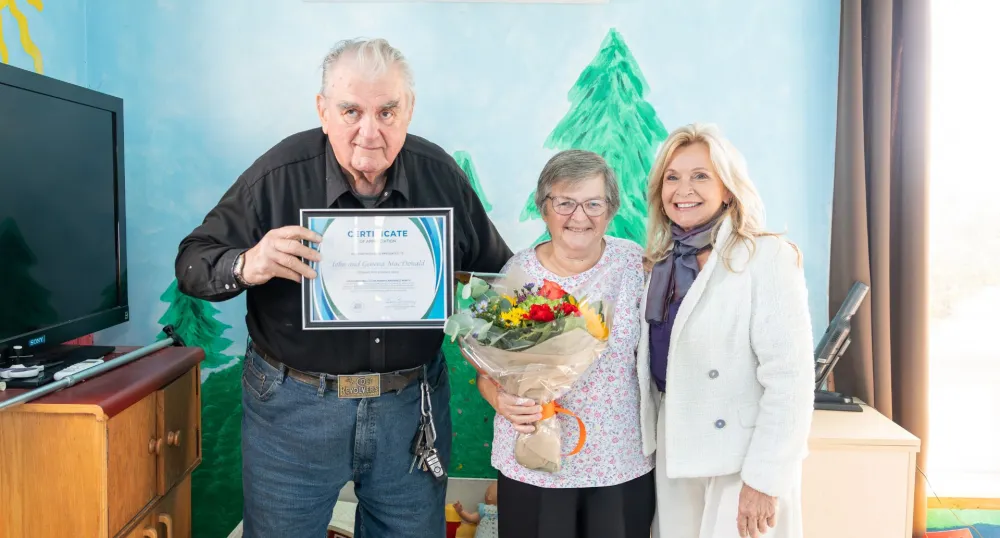 The Macdonalds and Minister Ramsay.