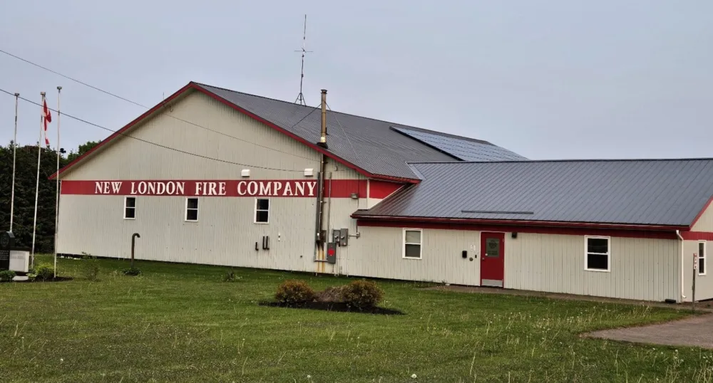The New London Fire company building.