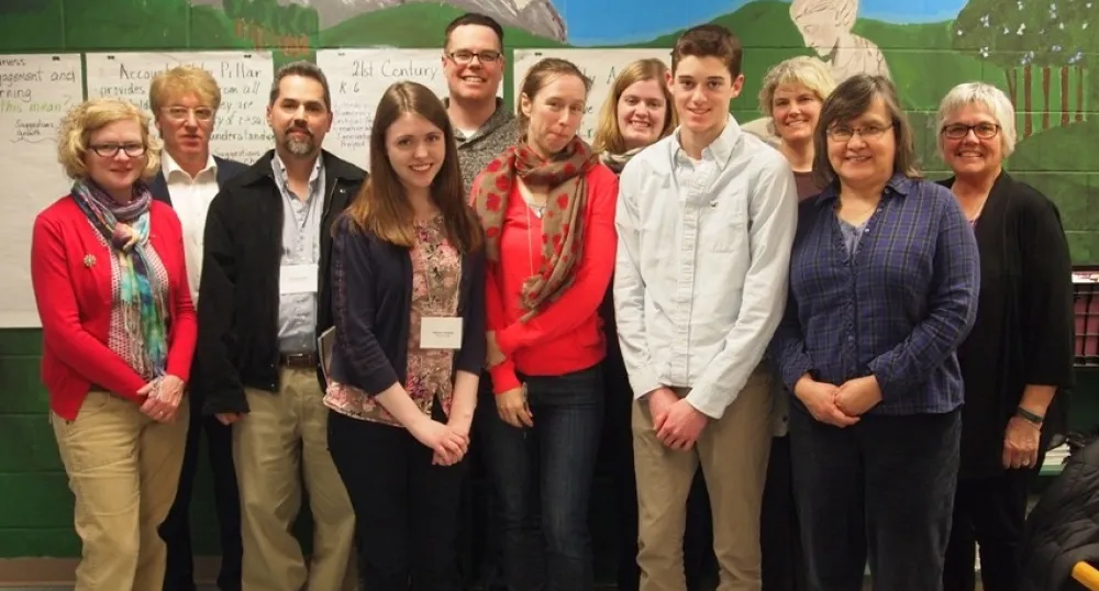 Group shot of members of Bluefield Family of Schools District Advisory Council