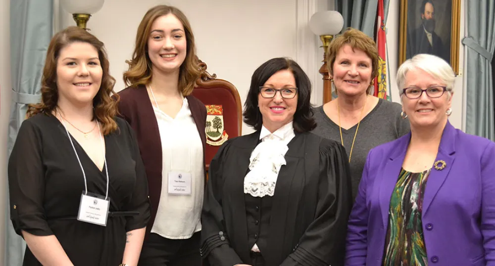 Daughters of the Vote at the Legislative Assembly