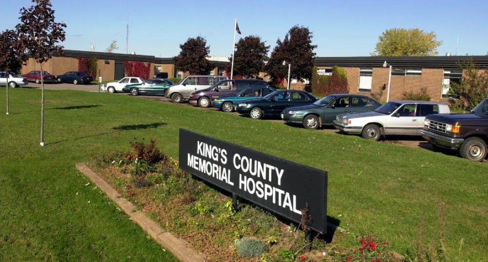 Photo shows Kings County Memorial Hospital