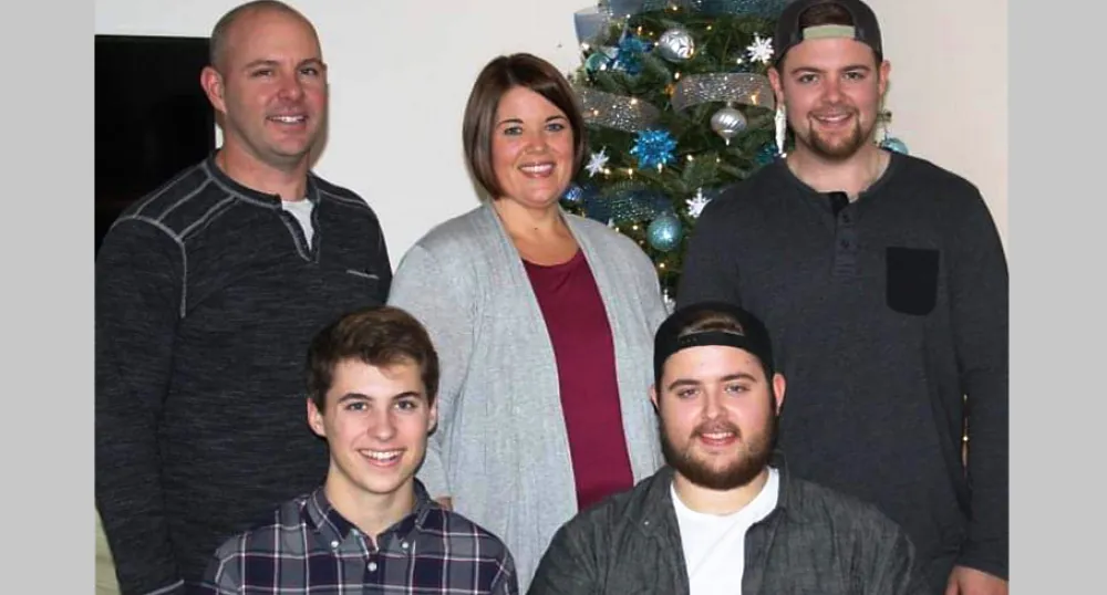 image of a group of five people standing together
