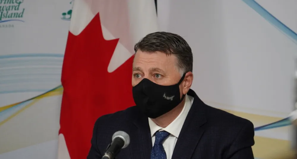 Image of a person wearing a non medical mask