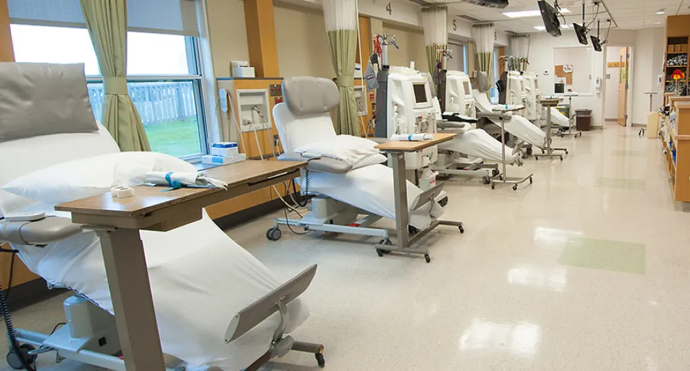 Western Hospital dialysis unit will receive upgrades similar to the Souris dialysis unit "Pictured" 