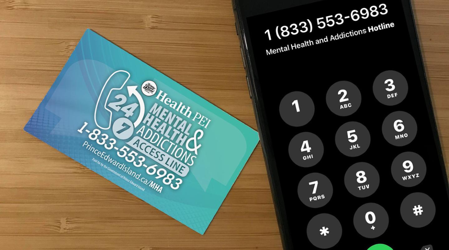 Mental Health and Addictions Services information card