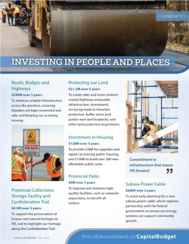 Investing in people and places
