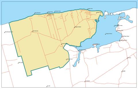 Map of Savage Harbour Area