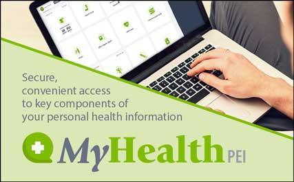 MyHealthPEI promo box