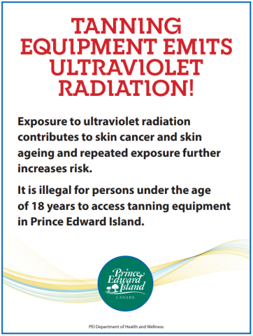 Tanning Bed Sign