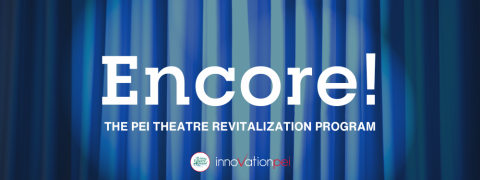 graphic banner for the theatre revitalization program