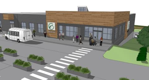 image of a sketch of a building