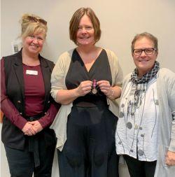 Catherine Gaudet, East Prince Coordinator Hospice PEI, Sue Doucette, Nancymarie Arsenault, Executive Director Hospice PEI