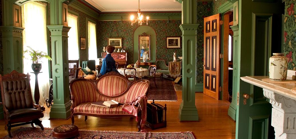 image of an old historic living room