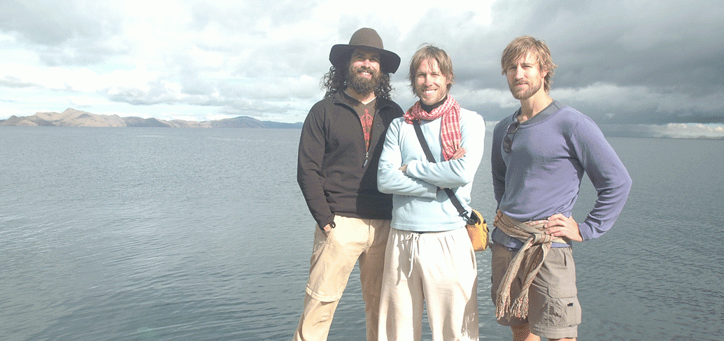 Island filmmaker Jeff Eager, centre, has profiled three Island athletes in three new documentaries.