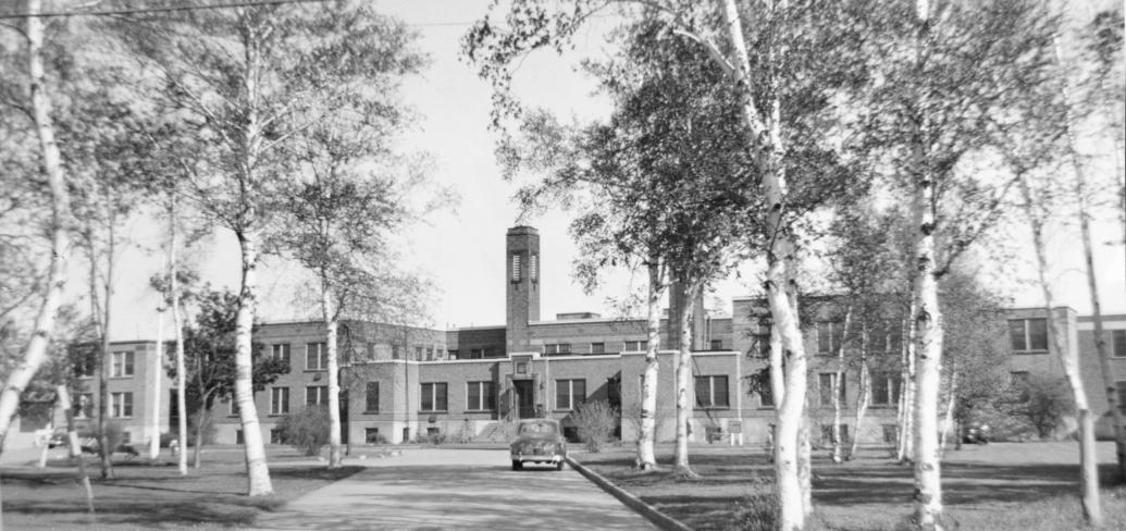 Picture of hospital in 1950s