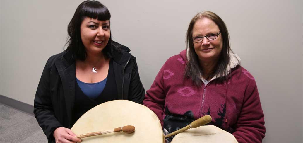 Lalana Paul and Lisa Cooper of the Native Council of PEI