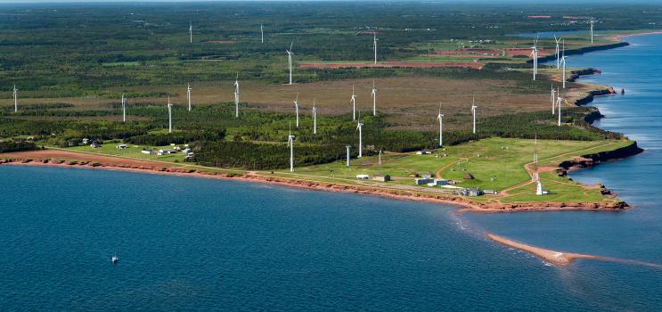 The North Cape Wind Farm has 16 turbines that are capable of generating 10.56 MWs.