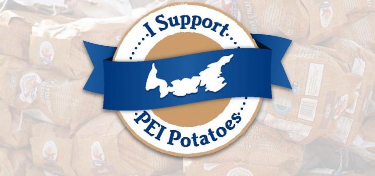 I Support PEI Potatoes logo