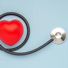 photo of stethoscope with a red heart 