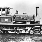 Photograph of a Prince Edward Island railway engine, ca. 1900
