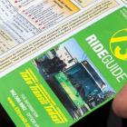 Public transit schedule brochure