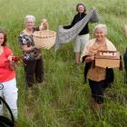 PEI crafters in field