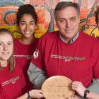 Minister and some students from Three Oaks hold the Envirothon Award