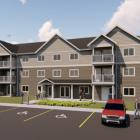 Architects drawing of new 20-unit affordable housing development for seniors on Pioneer Drive  in Charlottetown