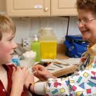 Image of a nurse immunizing a child