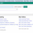 Screen shot of the PEI Public Library Service Online Catalogue
