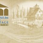 Web graphic with watermark image of Yeo House and PEI Museum and Heritage Foundation logo