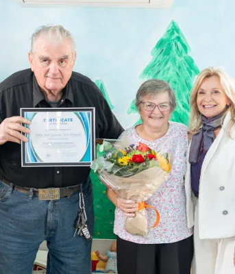 The Macdonalds and Minister Ramsay.