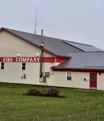 The New London Fire company building.