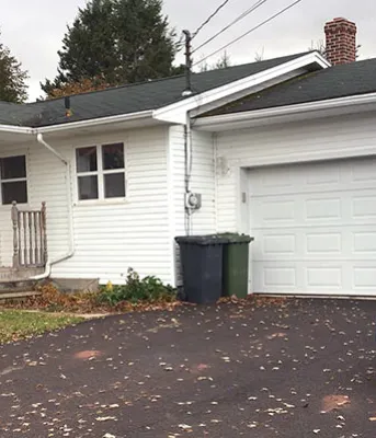 Exterior shot of PEI home in rural community
