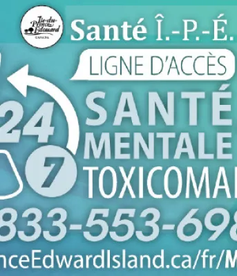 Services de santé mentale et de toxicomanie carte d'information