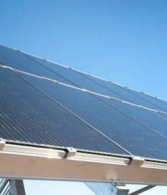 Image of Solar Panel Installation at City of Charlottetown MIltonvale Wellfield project