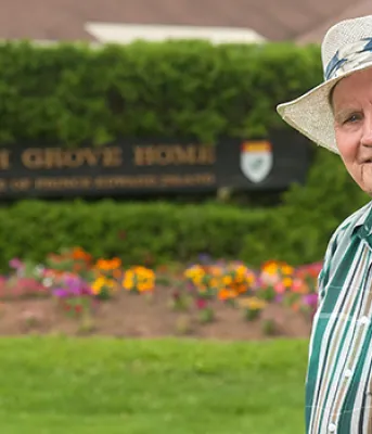 Hubert McIsaac, bénévole à Beach Grove Home