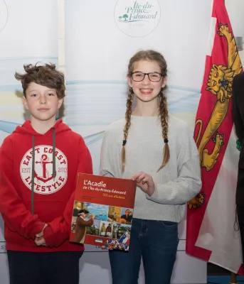 Photo of authors and students