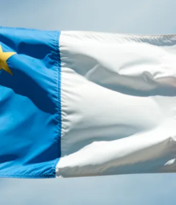 image of the Acadian Flag
