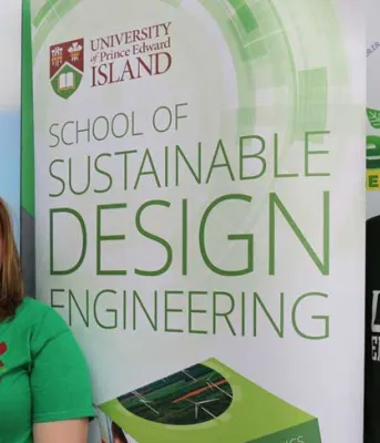 Angela Court and Peter Doiron showcased their work at the Green Expo