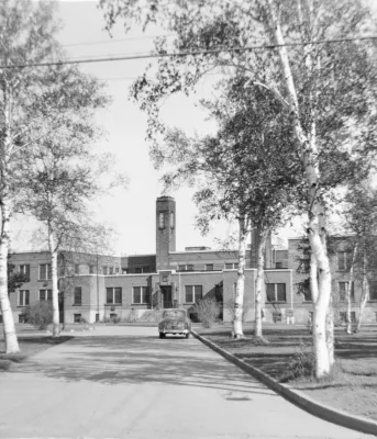 Picture of hospital in 1950s