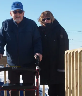 Terry and Mae Affleck at home